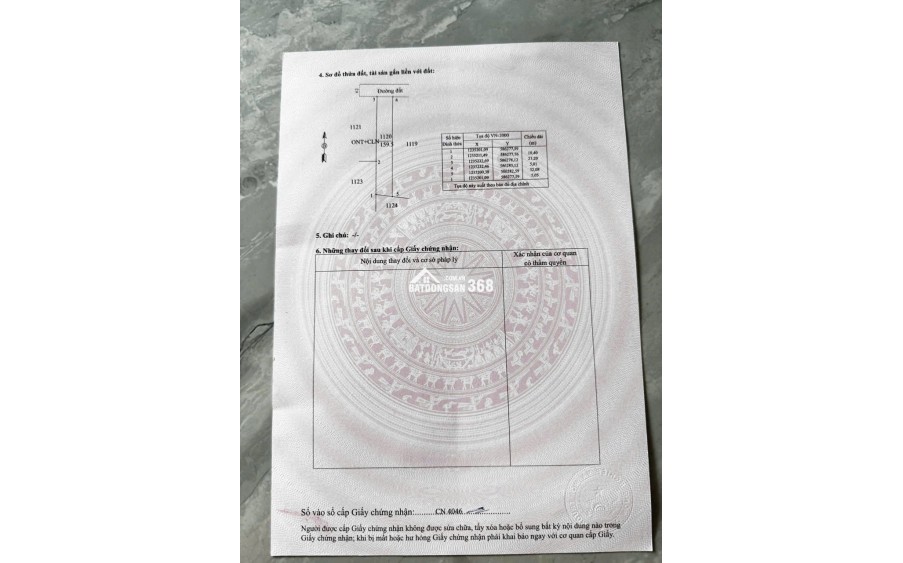 450 triệu sở hữu ngay lô đất 5x31m tại Bàu Đồn, Gò Dầu